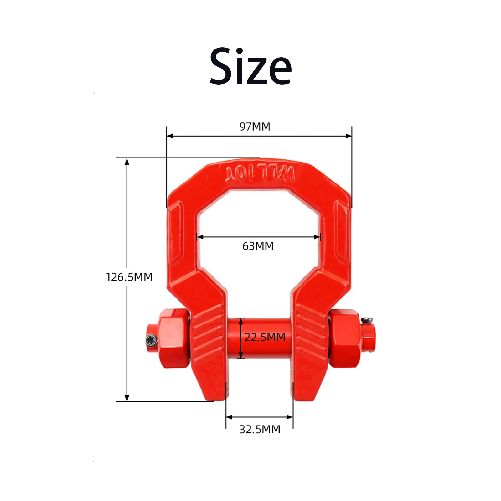 2PCS D Heavy Duty 3/4” Shackle - đánh giá và giá Head Racket Boom