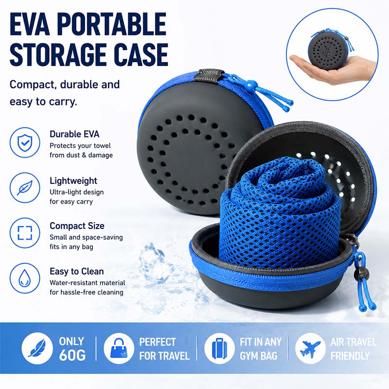 Instant Cooling Towel with EVA - đánh giá và giá Crossfit Yoga