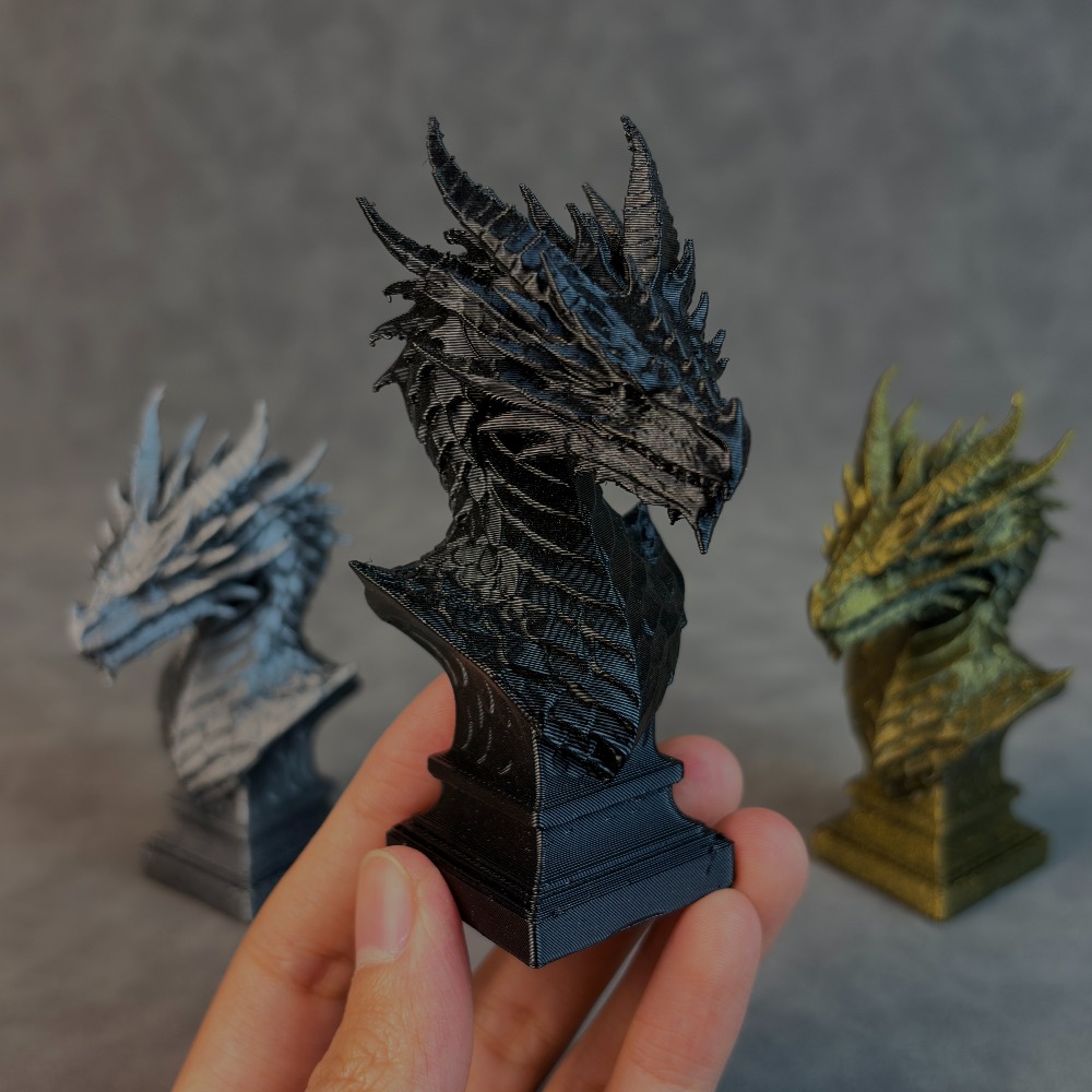 1-Piece Dragon Head Sculpture  - đánh giá và giá Head Racket Boom