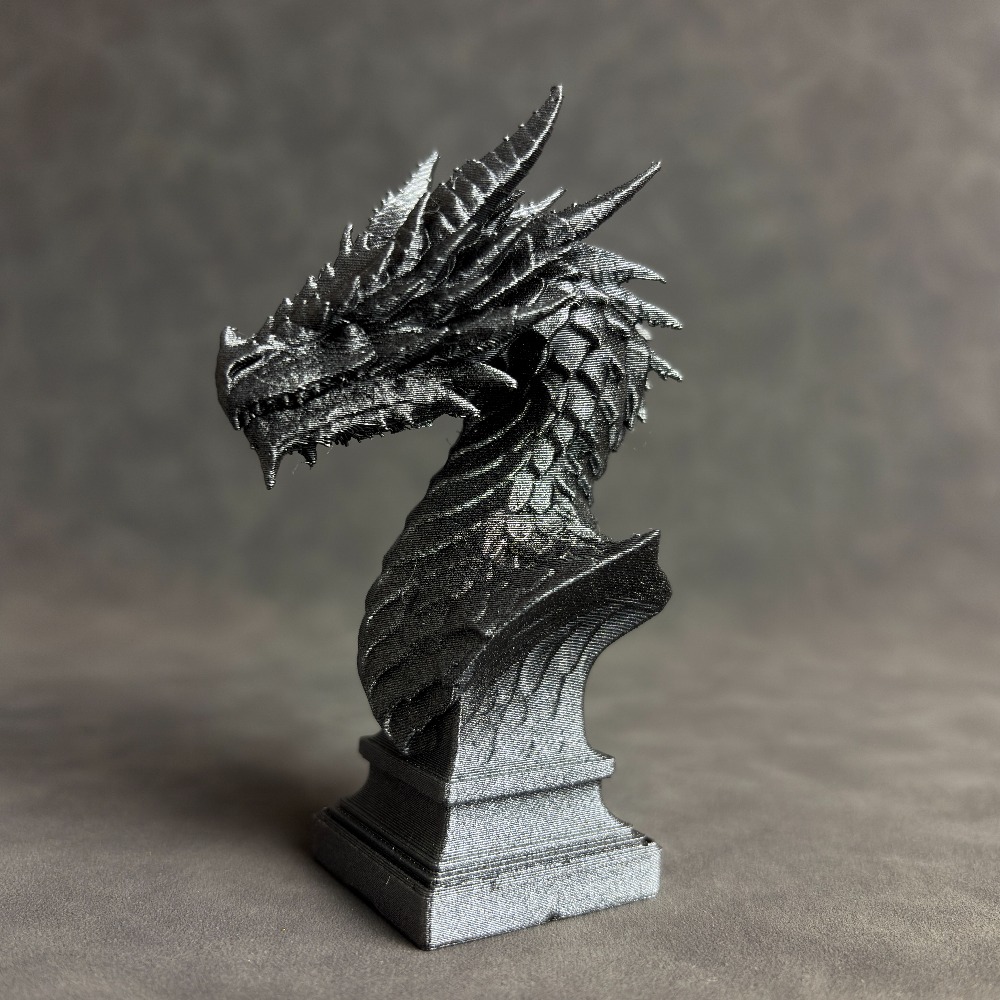 1-Piece Dragon Head Sculpture  - đánh giá và giá Head Racket Boom