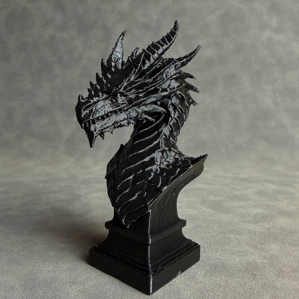 1-Piece Dragon Head Sculpture  - đánh giá và giá Head Racket Boom